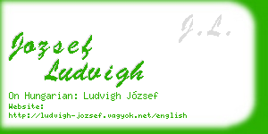 jozsef ludvigh business card